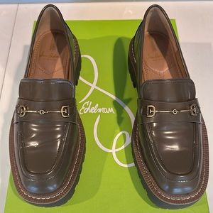 Sam Edelman Laurs loafers Alpine green.
